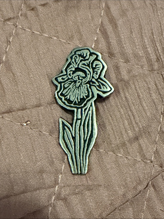 Alice Seely Jewelry - Alice Seely 2000 Iris Brooch Pin -